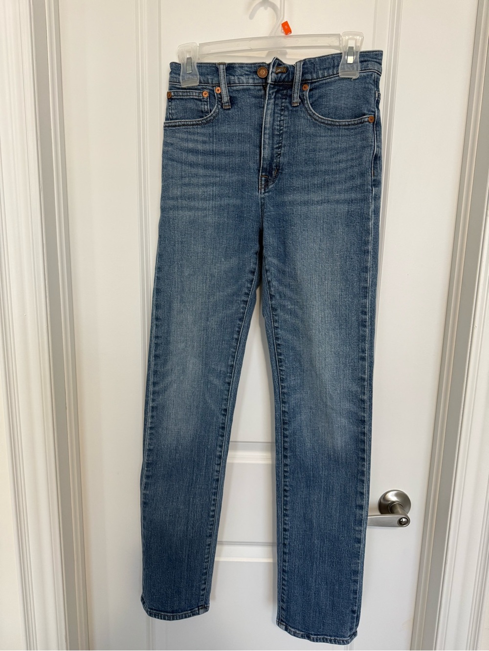 Madewell- Full Length Classic Straight Jeans